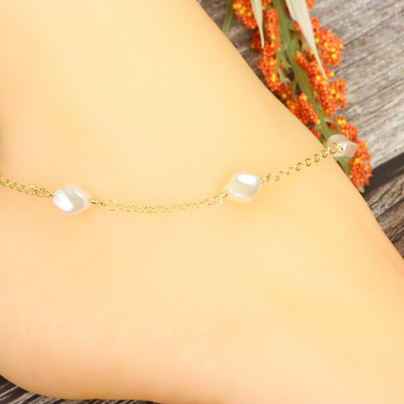 "Elegant Handmade Anklet – Delicate Jewelry for Women, MAR091775 - Picture 1 of 10